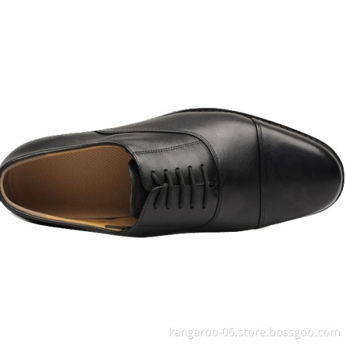 Steel Toe Army Officer Safety Shiny Shoes For Men